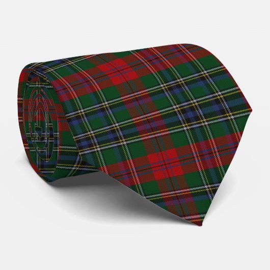 Classic MacLean Tartan Plaid Stropdas (Opgerold)