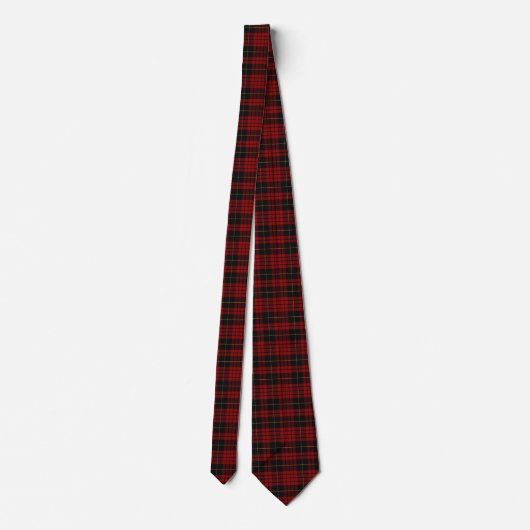 Classic MacQueen Tartan Pset Stropdas (Achterkant)