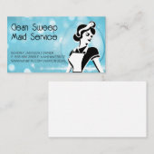 Classic Maid | schoonmaakster Visitekaartje (Voorkant / Achterkant)