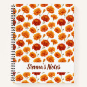 Classic Marigold Pattern Name Notitieboek (Voorkant)
