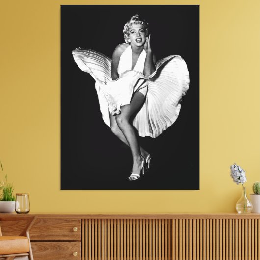 Classic Marilyn Monroe Canvas Afdruk (Insitu (Woonkamer))