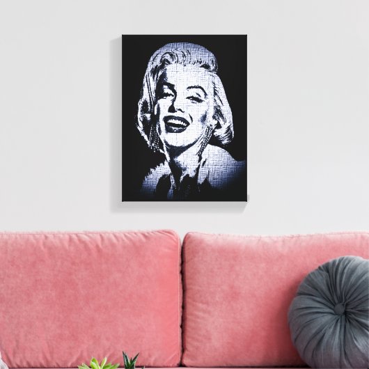 Classic Marilyn Monroe Canvas Afdruk (Insitu (Woonkamer))
