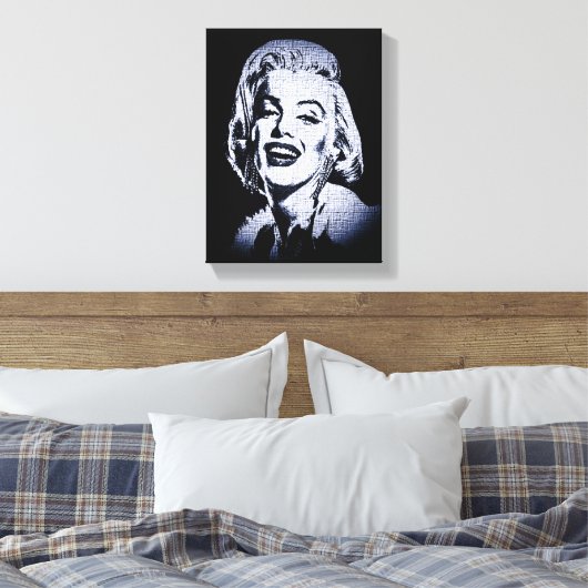 Classic Marilyn Monroe Canvas Afdruk (Insitu (Slaapkamer))