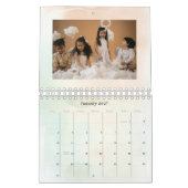 Classic Maroon Vrolijk Kerstfeest 2026 Kalender (Jan 2027)
