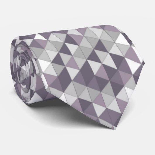 Classic Mauve Diamond Stropdas (Opgerold)