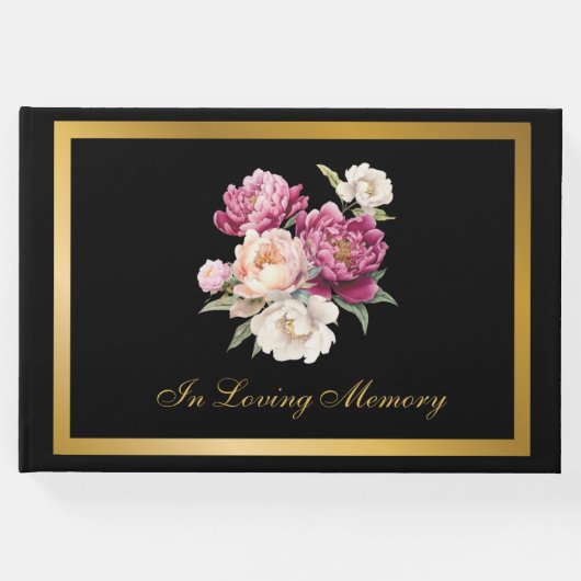 Classic Memorial Begrafenis Condoleance Gastenboek (Voorkant)