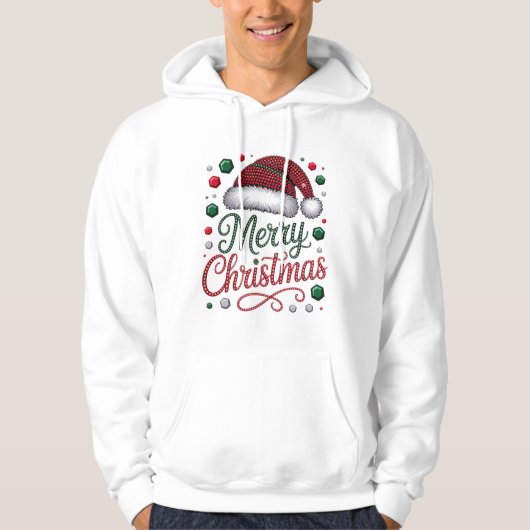 Classic Men’s Pullover Hoodie with Front Pocket (Voorkant)