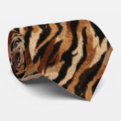 Classic Mens Accessories Tiger Skin Stropdas (Opgerold)