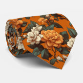 Classic Mens Fashion Gardenias Stropdas (Opgerold)