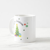 Classic Merry Christmas Holiday Mug Koffiemok (Voorkant links)