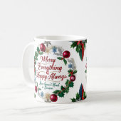 Classic “Merry Everything & Happy Always”  Koffiemok (Voorkant links)