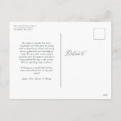 Classic Merry kerstscript twee foto groen Feestdagenkaart (Achterkant)