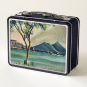 Classic Metal Lunch Box - Bay Of Naples, Italy (Achterkant)