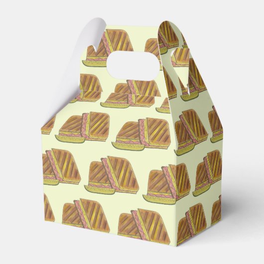 Classic Miami Cuban Sandwich Ham Pork Swiss Cheese Bedankdoosjes (Voorkant Zijde)