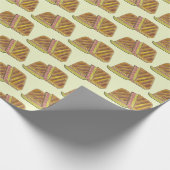 Classic Miami Cuban Sandwich Ham Pork Swiss Cheese Cadeaupapier (Hoek)