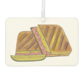 Classic Miami Cuban Sandwich Ham Pork Swiss Cheese Luchtverfrisser (Achterkant)