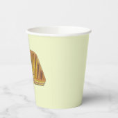 Classic Miami Cuban Sandwich Ham Pork Swiss Cheese Papieren Bekers (Links)