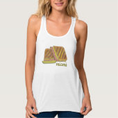 Classic Miami Cuban Sandwich Ham Pork Swiss Cheese Tanktop (Voorkant)