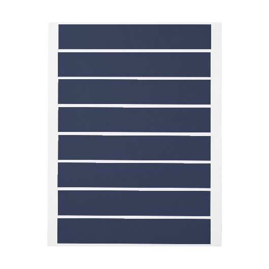 Classic Midnight Blue 1" x 7.25" (Vel)