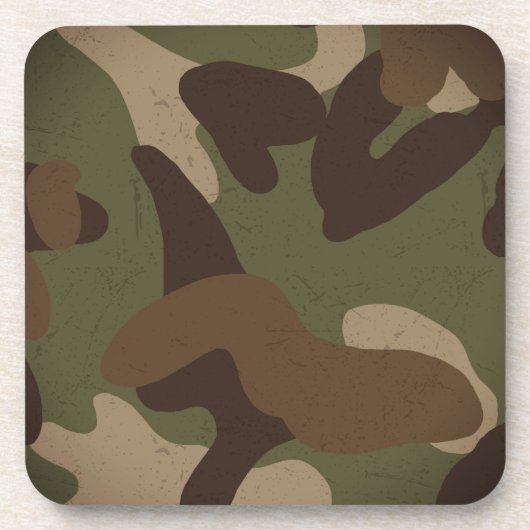 Classic Military Camouflage Pattern Bier Onderzetter (Voorkant)
