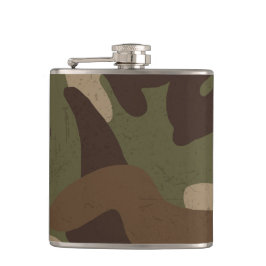 Classic Military Camouflage Pattern Heupfles
