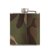 Classic Military Camouflage Pattern Heupfles (Achterkant)