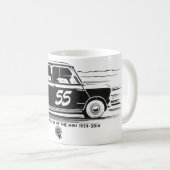 Classic Mini 55 T Shirt Koffiemok (Voorkant rechts)