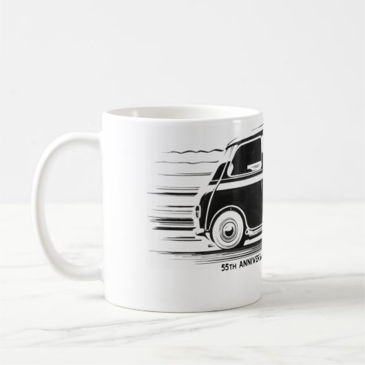 Classic Mini 55 T Shirt Koffiemok (Links)