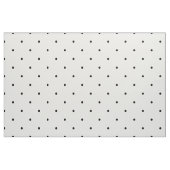Classic Mini Black & Vanilla Polka Dots Pattern Stof (Fat Quarter)