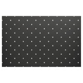 Classic Mini Vanilla & Black Polka Dots Pattern Stof (Fat Quarter)