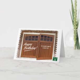 Classic Mini Verjaardag Kaart