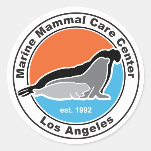 Classic MMCC LA logo op stickers! Ronde Sticker (Voorkant)