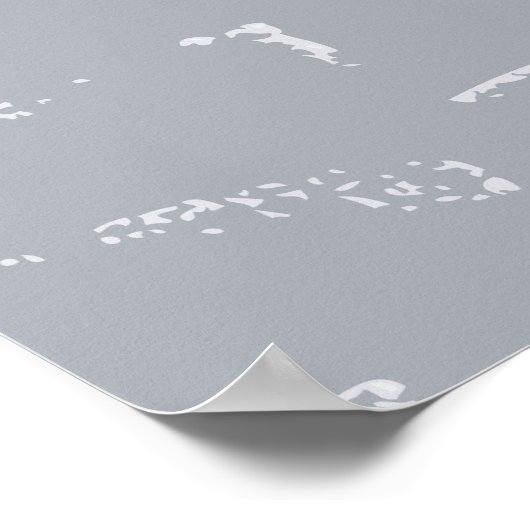 Classic Mod Scooter Poster (Hoek)