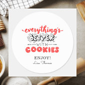 Classic Modern Bakery Zelfgemaakte Eten Label Stic