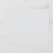 Classic Modern Ivory and Blush Floral Informatiekaartje (Achterkant)