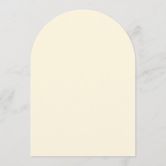 Classic Modern Ivory Birds Romantic Wedding Arch Kaart (Achterkant)