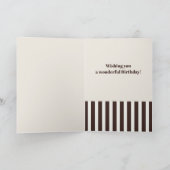 Classic Modern Leuke Cartoon Bunny Meisje Verjaard Kaart (Binnen)