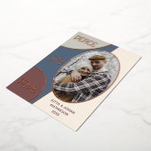 Classic Modern Seasons Greetings Roos Gold Folie Feestdagenkaart (Gedraaid)