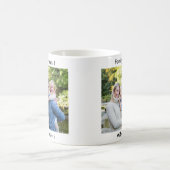 Classic Modern Two Photo Minimalist Family Keepsak Koffiemok (Center)