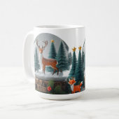 Classic Mok 15 oz Woodland Christmas Snow Wereldbo (Voorkant links)