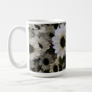 Classic Mok - Zwart & Wit Daisy