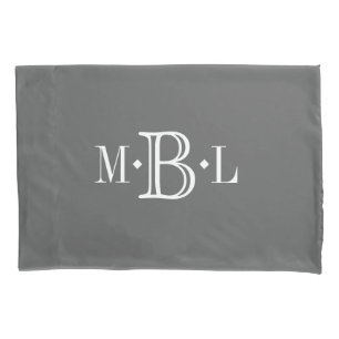 Classic Monogram Custom Pillow Hoesje Kussensloop