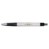 Classic Monogram Elegant Initiaal naam Pen (Voorkant)
