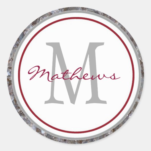 Classic Monogram Envelop Afdichtingen en Stickers (Voorkant)