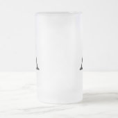 Classic Monogram Frosted Glass Beer Mok (Center)