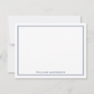 Classic Monogram gepersonaliseerde notitie Kaart
