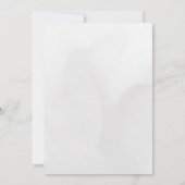 Classic Monogram Goud  Lijst Wedding Kaart (Achterkant)