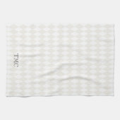 Classic Monogram Initialen Harlekijndiamanten Theedoek (Horizontaal)