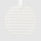 Classic Monogram INITIALEN Zwart Wit Beige Chic Ornament (achterkant)