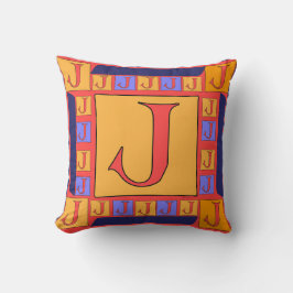 CLASSIC MONOGRAM J BLUE GRORDER KUSSEN